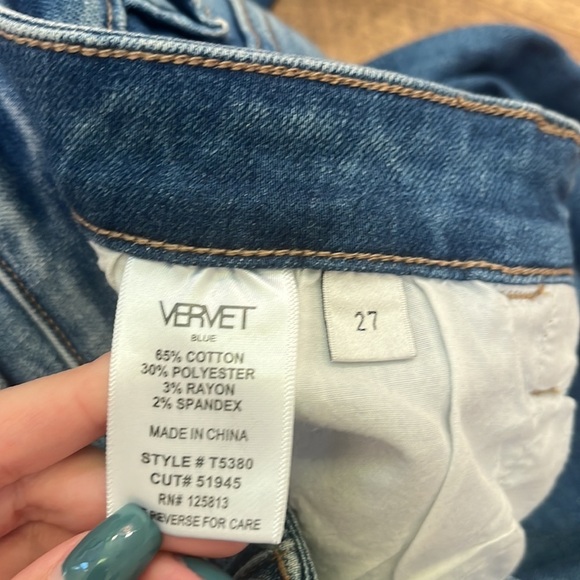 Velvet Blue Woman’s Jeans Size 27 - Picture 6 of 6